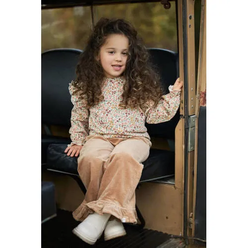 Little Dutch gebloemde longsleeve beige, foto 4