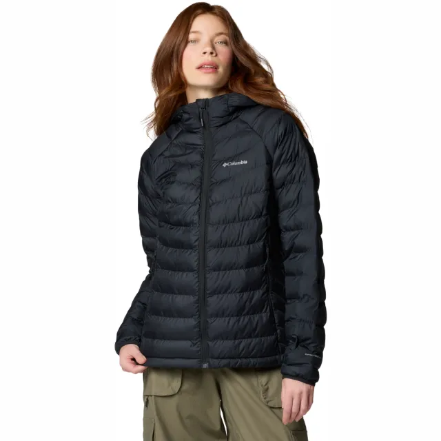 Columbia Parka Jas Columbia Powder Lite II Hooded Jacket Zwart