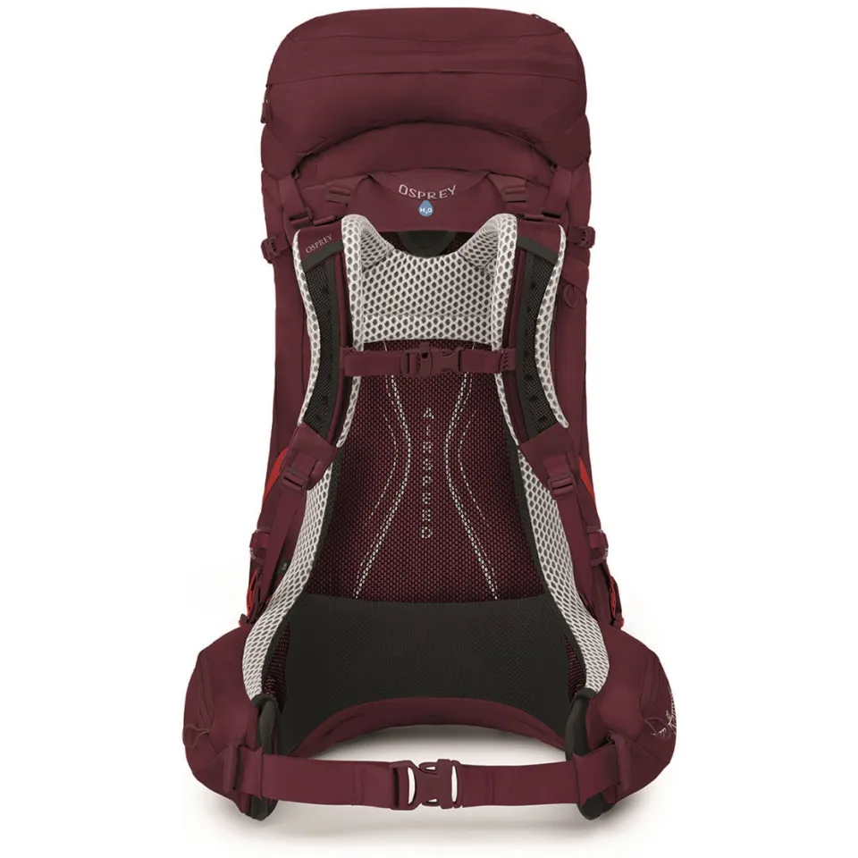 Osprey Aura AG LT 50 trekkingrugzak donkerrood, foto 4