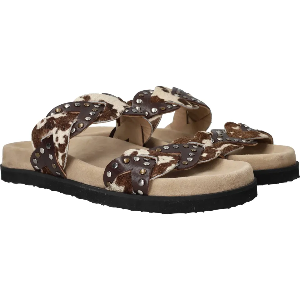 Maruti Evie slippers bruin, foto 3