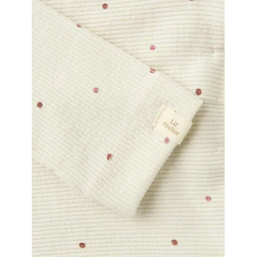 Lil' Atelier BABY legging met stippen ecru, foto 2