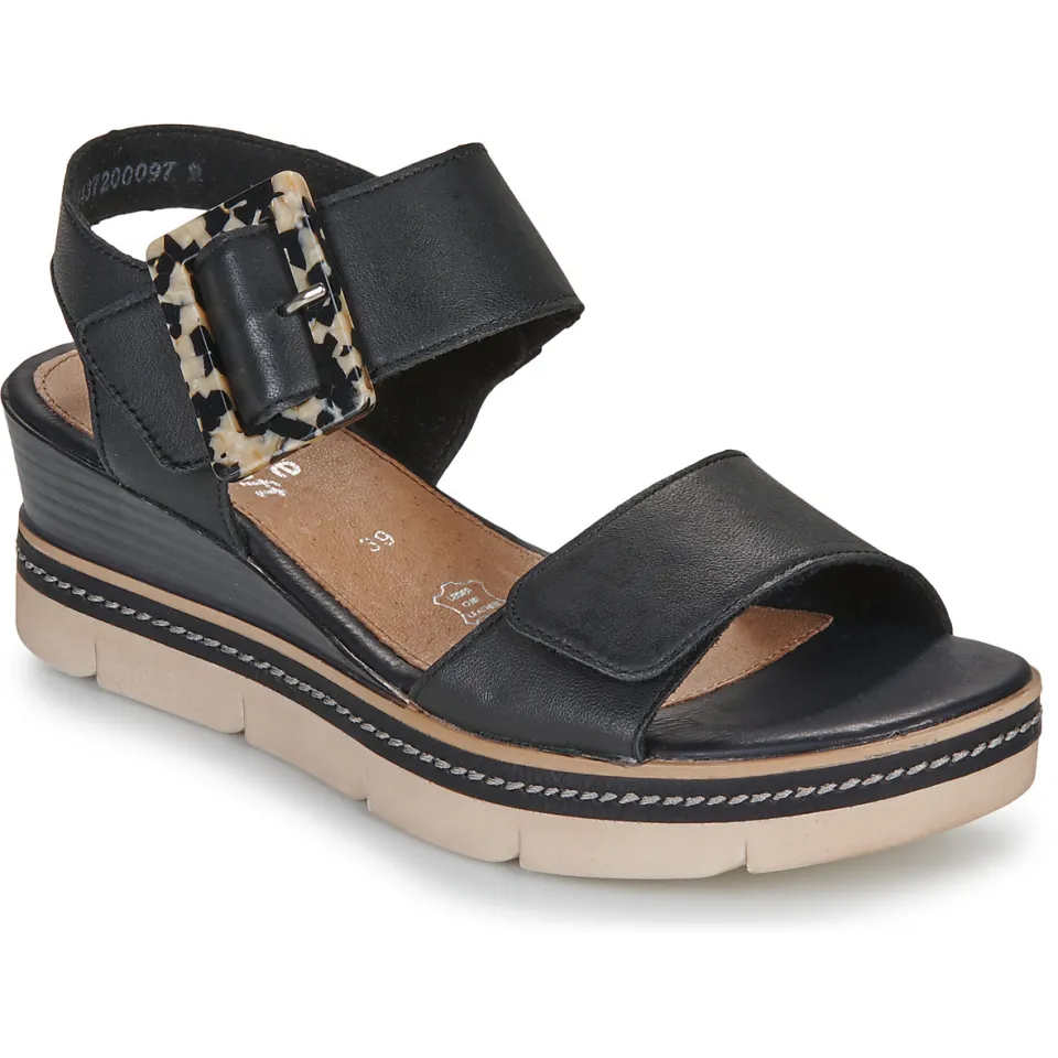 Remonte Sandalen Dames Zwart, foto 2