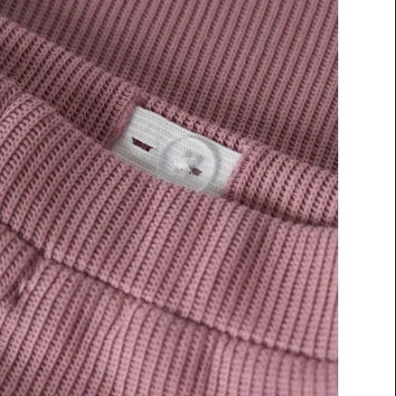 NAME IT MINI flared gebreide broek oudroze, foto 3