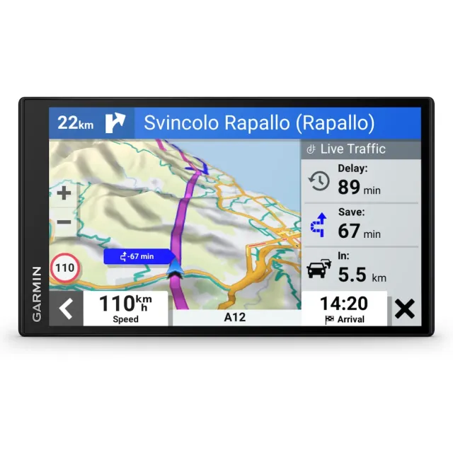 Garmin DriveSmart 76 MT-S Autonavigatie Zwart