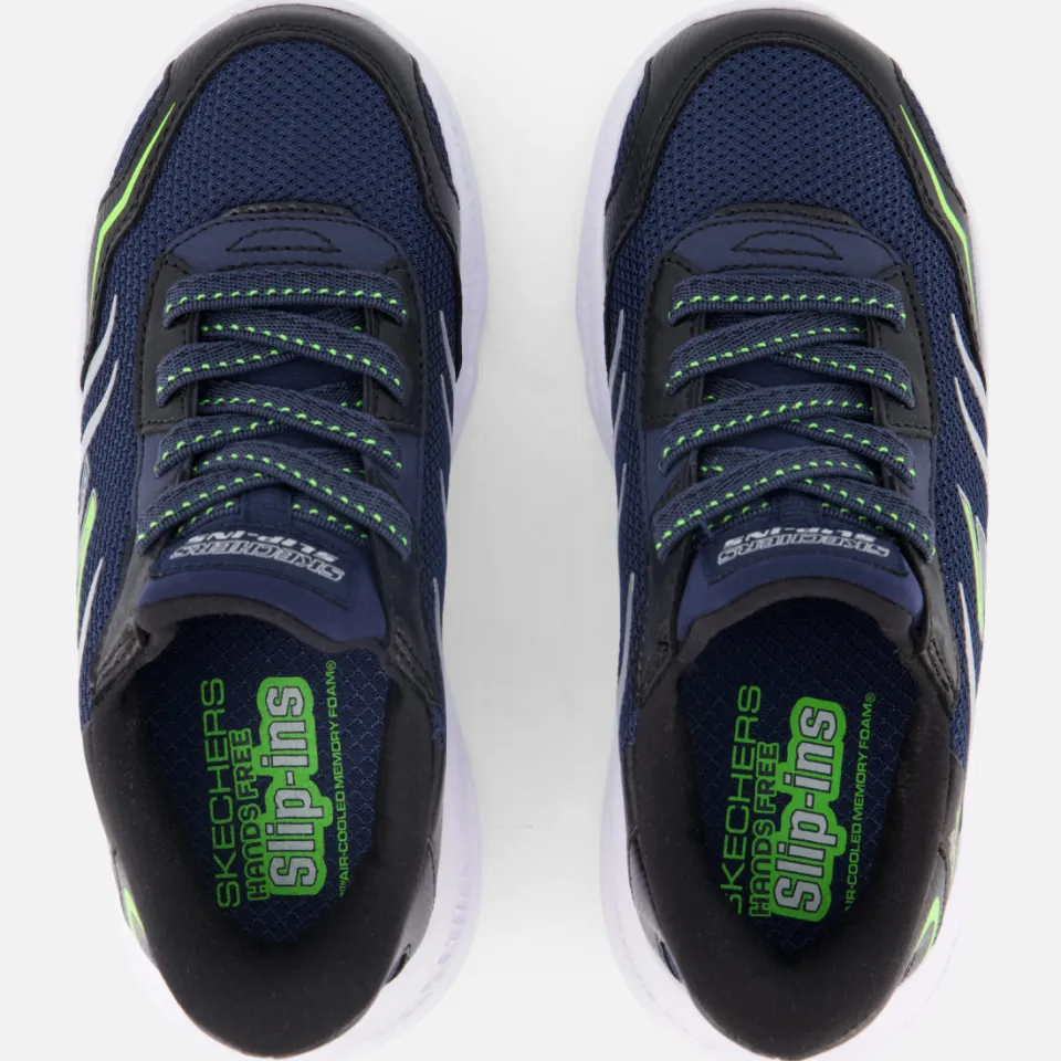 Skechers Slip-ins Meteor-Lights sneakers marineblauw, foto 7