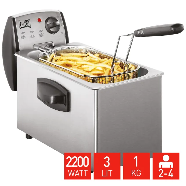 Fritel FR 1455 Friteuse Zilver