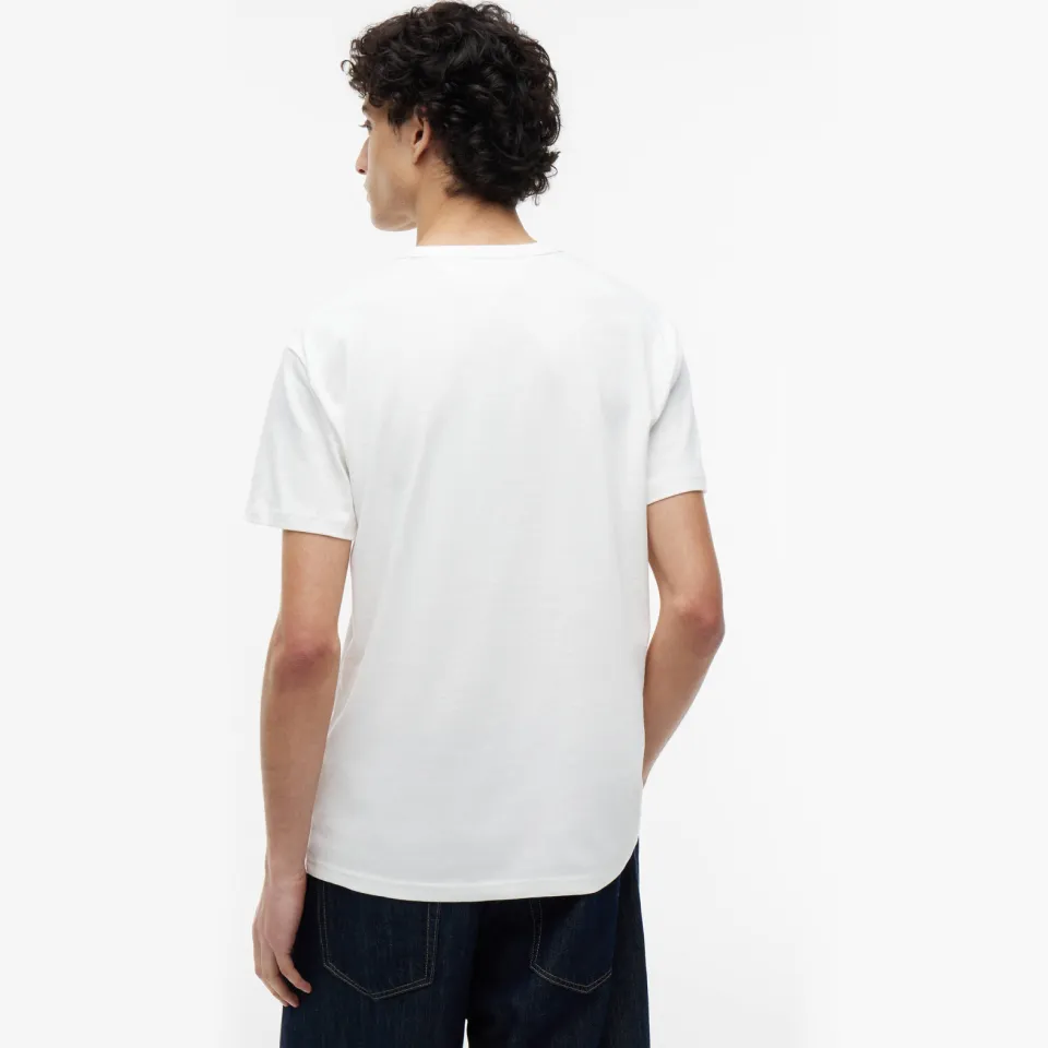 Tommy Jeans regular T-shirt ecru, foto 5