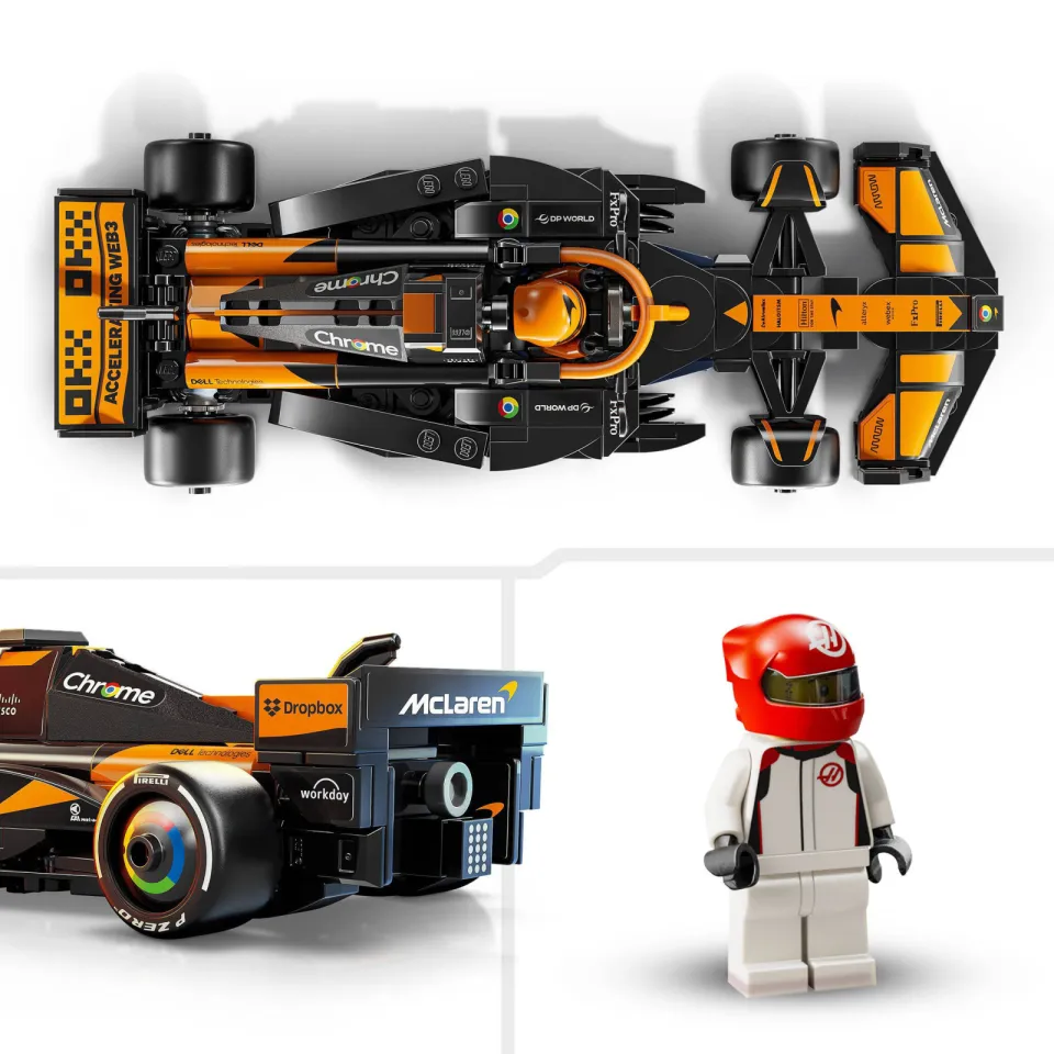 Lego Speed Champions McLaren F1® Team MCL38 racewagen 77251, foto 6