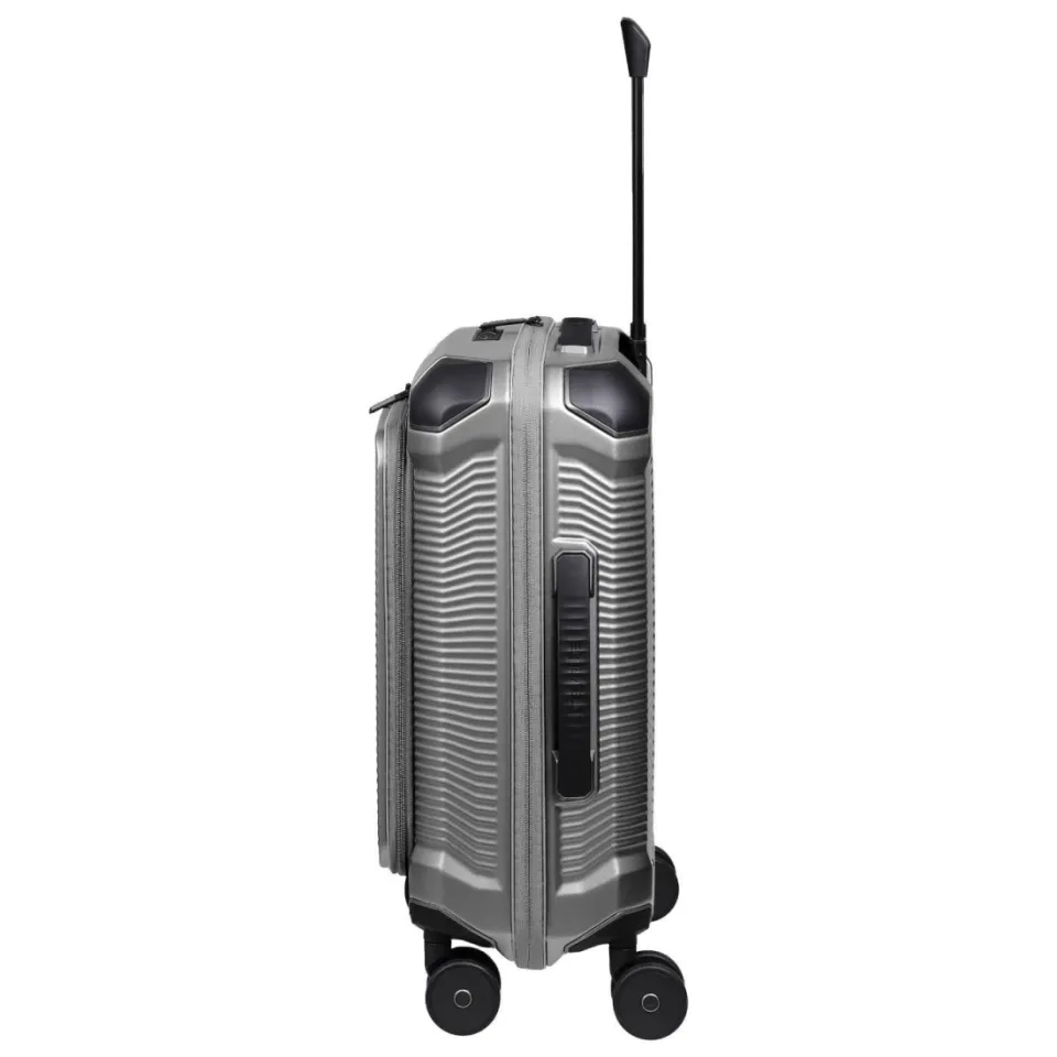 Travelite Millennium Frontpocket trolley 55 cm zilverkleurig, foto 3