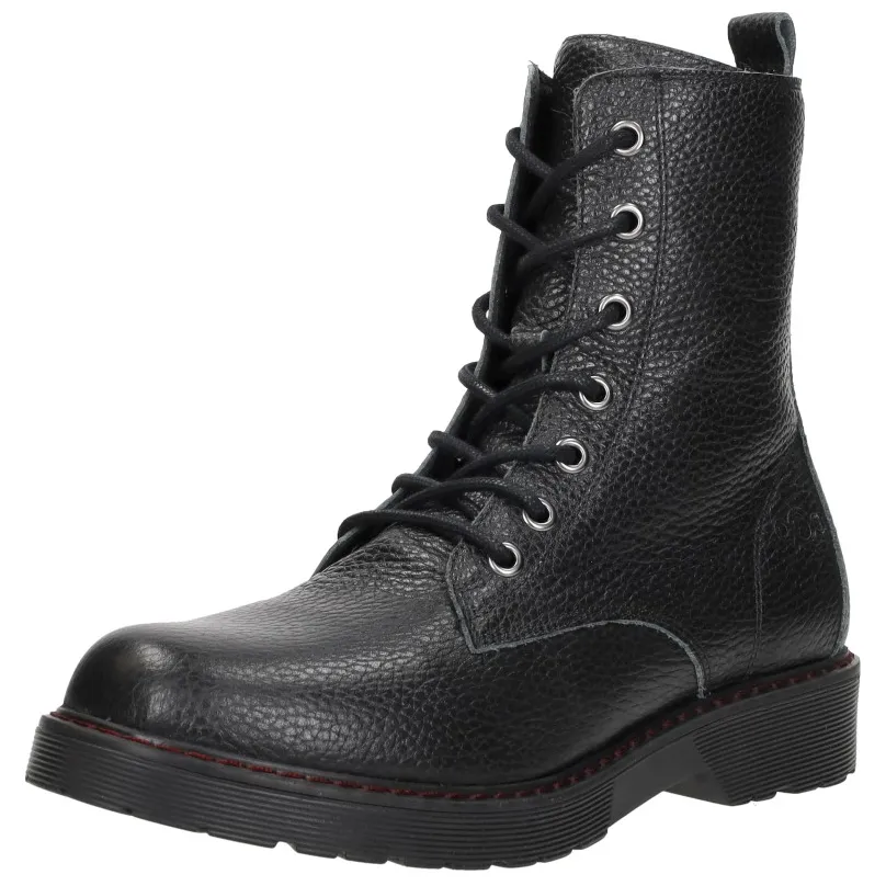 Aqa veterschoenen hoog zwart, foto 3