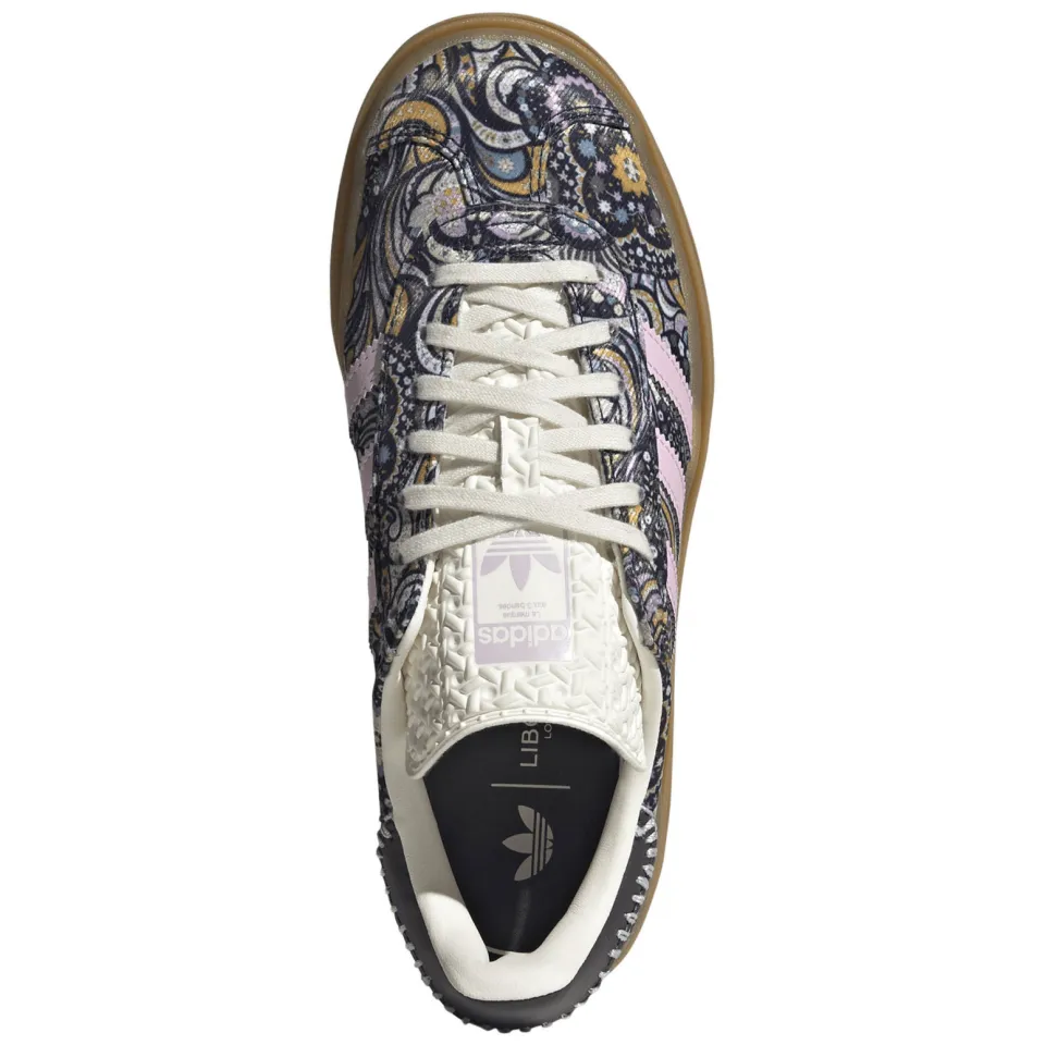 Adidas Originals Gazelle leren sneakers - donkerblauw/roze, foto 2