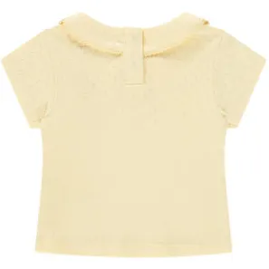 A Tiny Story t-shirt ajour lichtgeel, foto 3