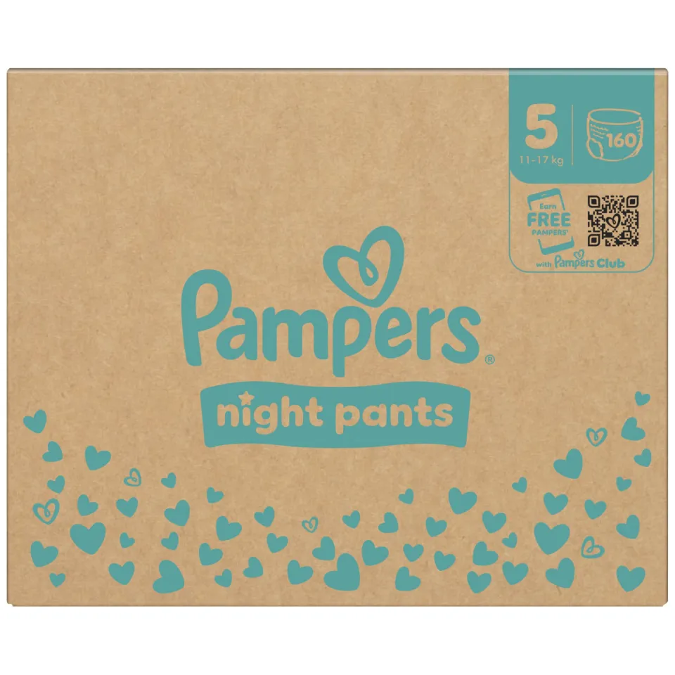 Pampers Baby Dry Night Pants luierbroekjes maat 5, 160 stuks, foto 5