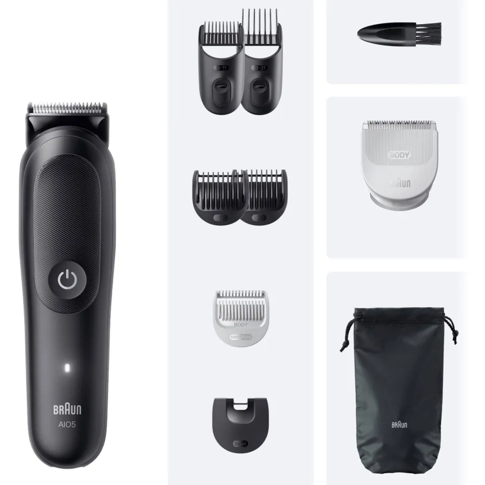Braun Series 5 9in1 - all-in-one - AIO5540 - baardtrimmer, tondeuse, lichaamstrimmer black matt, foto 6