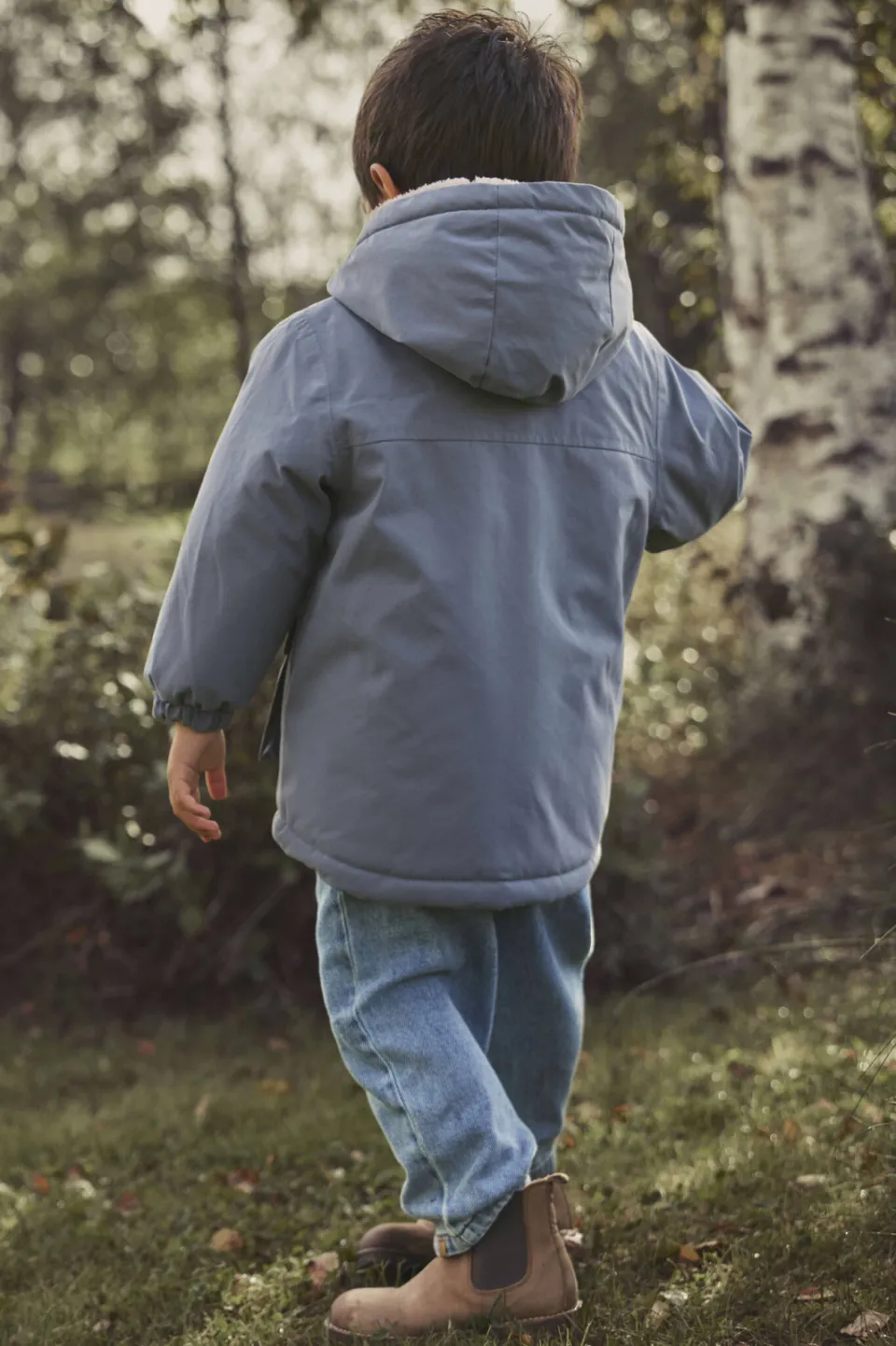 Lil' Atelier Mini parka grijs, foto 5