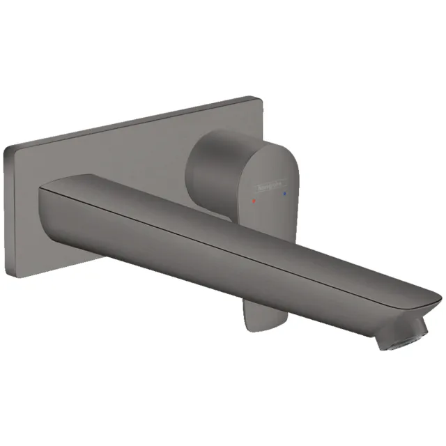 Hansgrohe Talis E wastafelmengkraan afdekset geborsteld zwart chroom