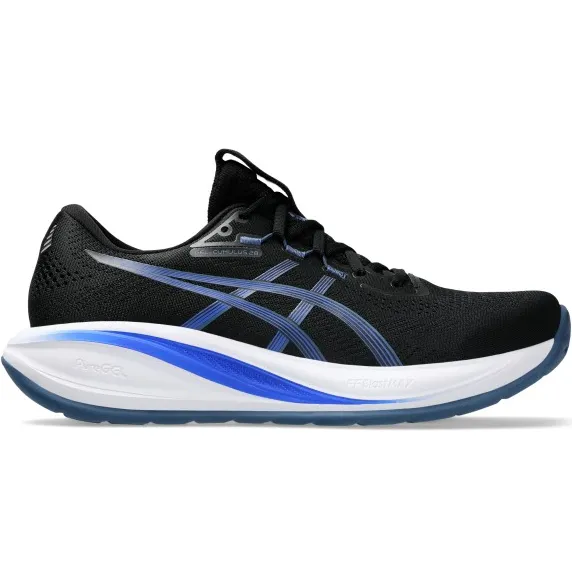 Asics Gel-Cumulus 28 hardloopschoenen zwart/blauw
