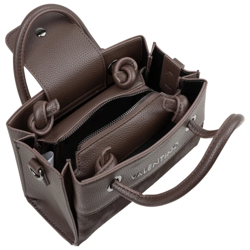 Valentino Bags Alexia mini handtas donkerbruin, foto 6