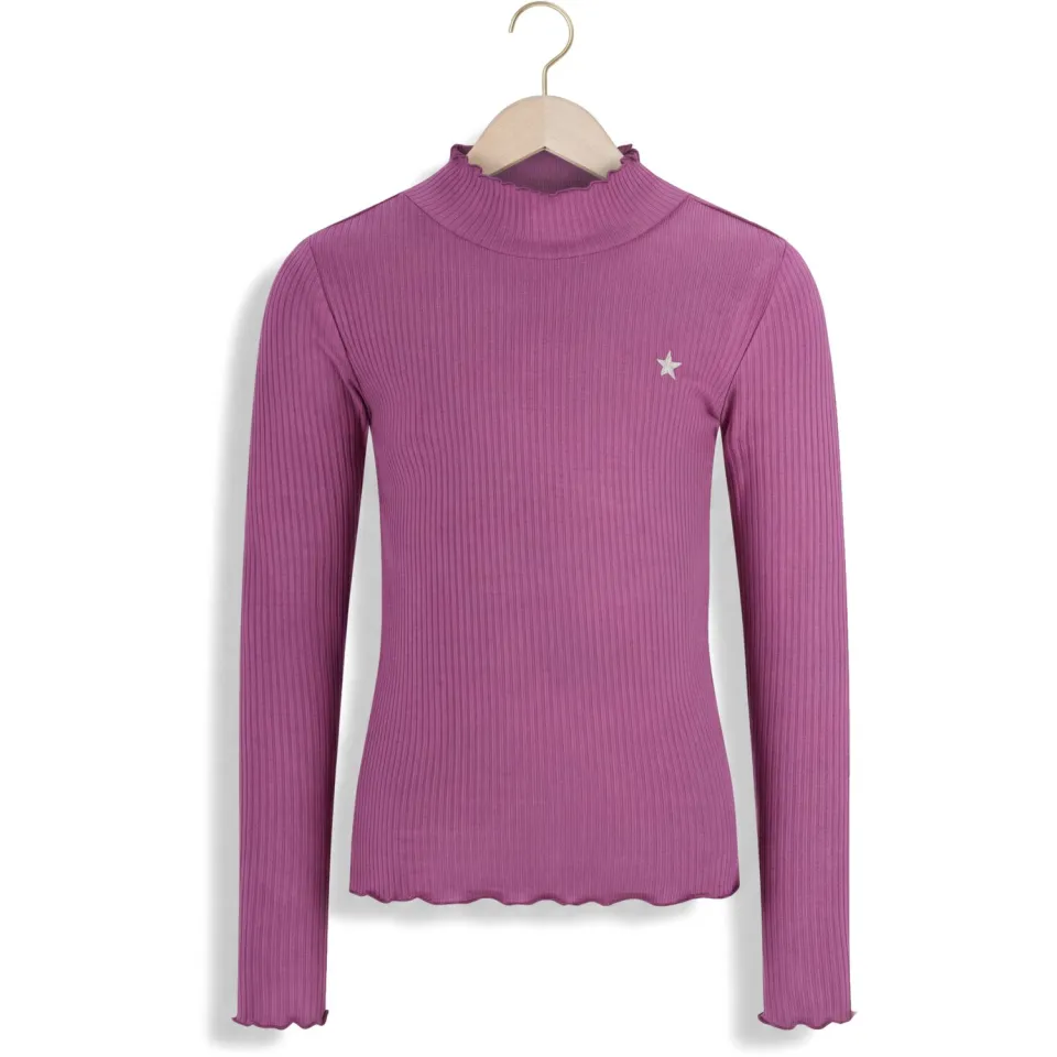 Like Flo getailleerde longsleeve paars, foto 3