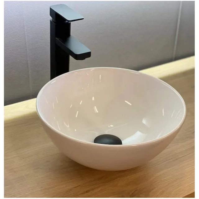 Casajoy Waskom Casajoy Rond 32x15 cm Keramiek Wit Casajoy