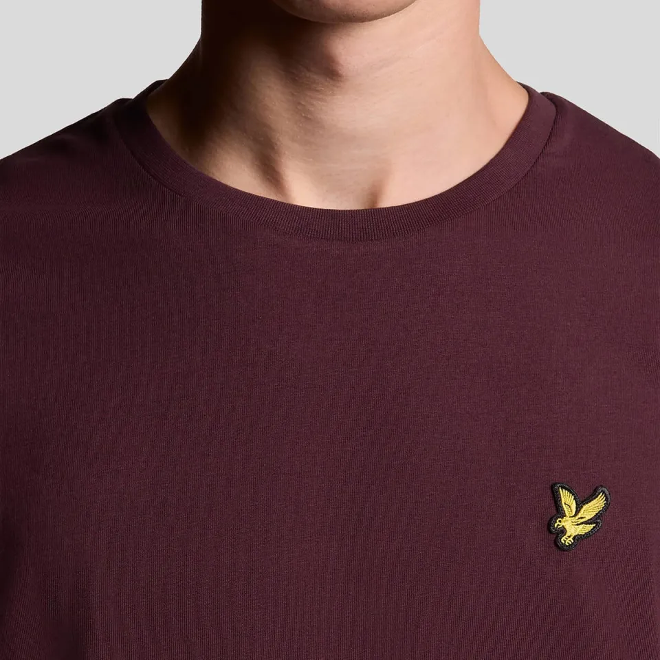 Lyle & Scott Robina t-shirt bordeauxrood, foto 4