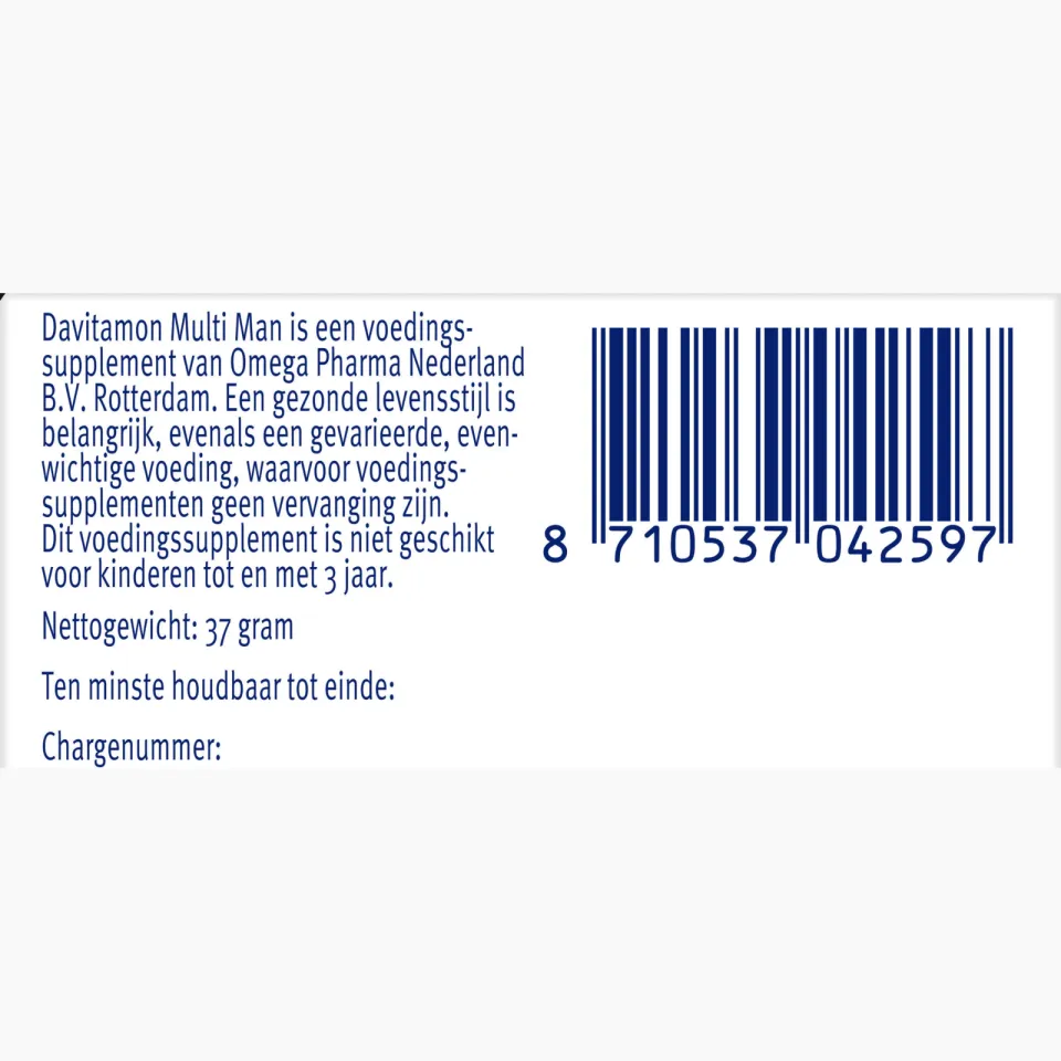 Davitamon Multi Man tabletten, foto 4