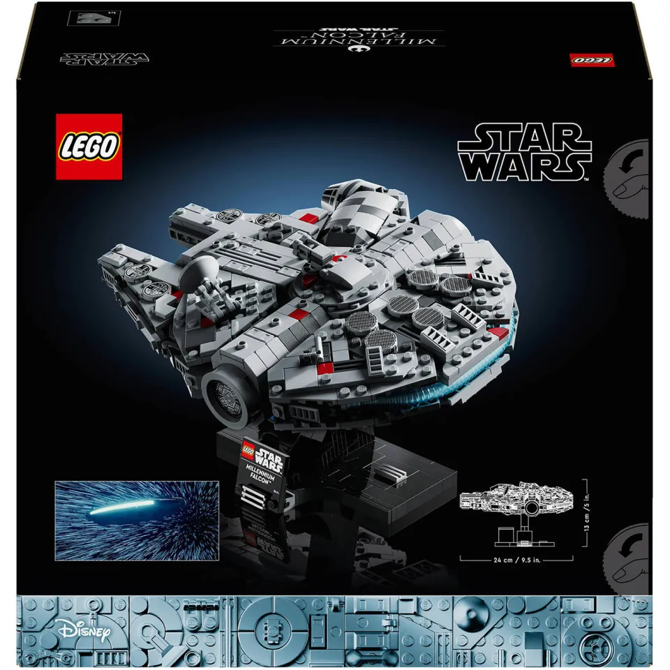 Lego Star Wars Millennium Falcon Ruimteschip Bouwpakket voor Volwassenen 75375, foto 4