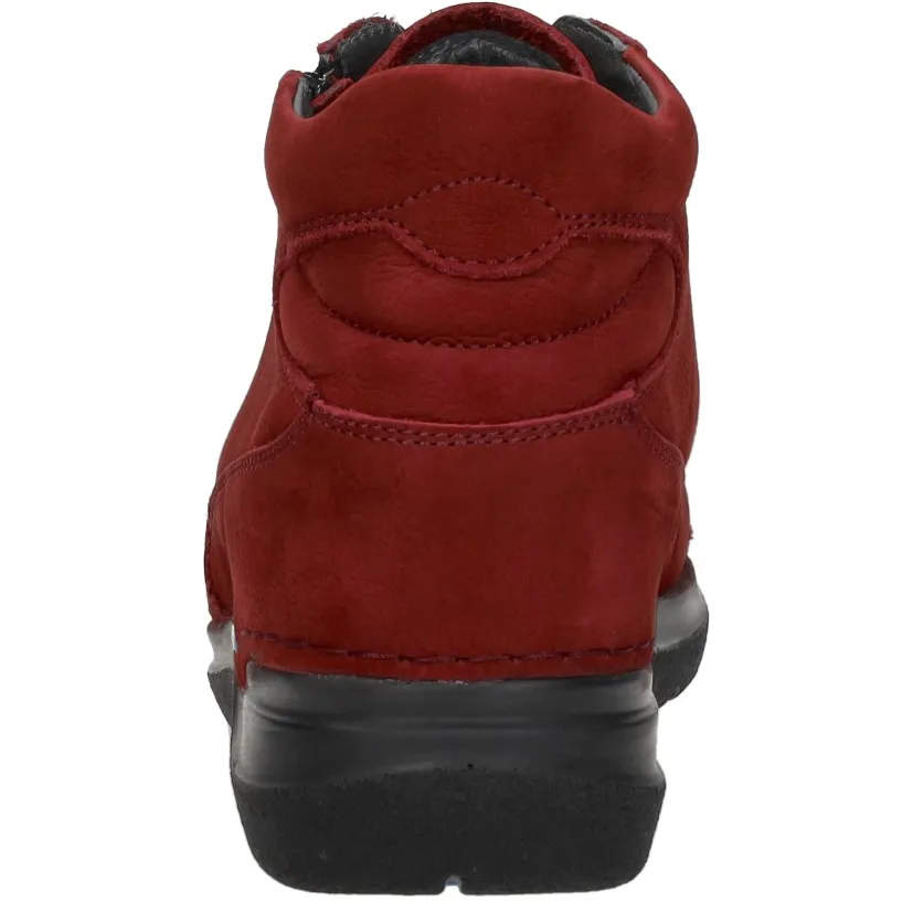 Wolky Why hoge veterschoenen rood, foto 4