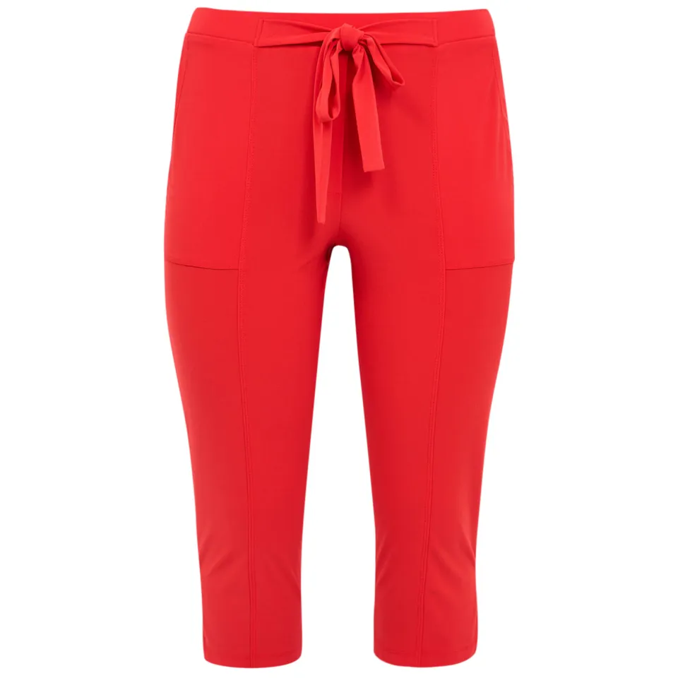Yoek Capri broek rood, foto 3