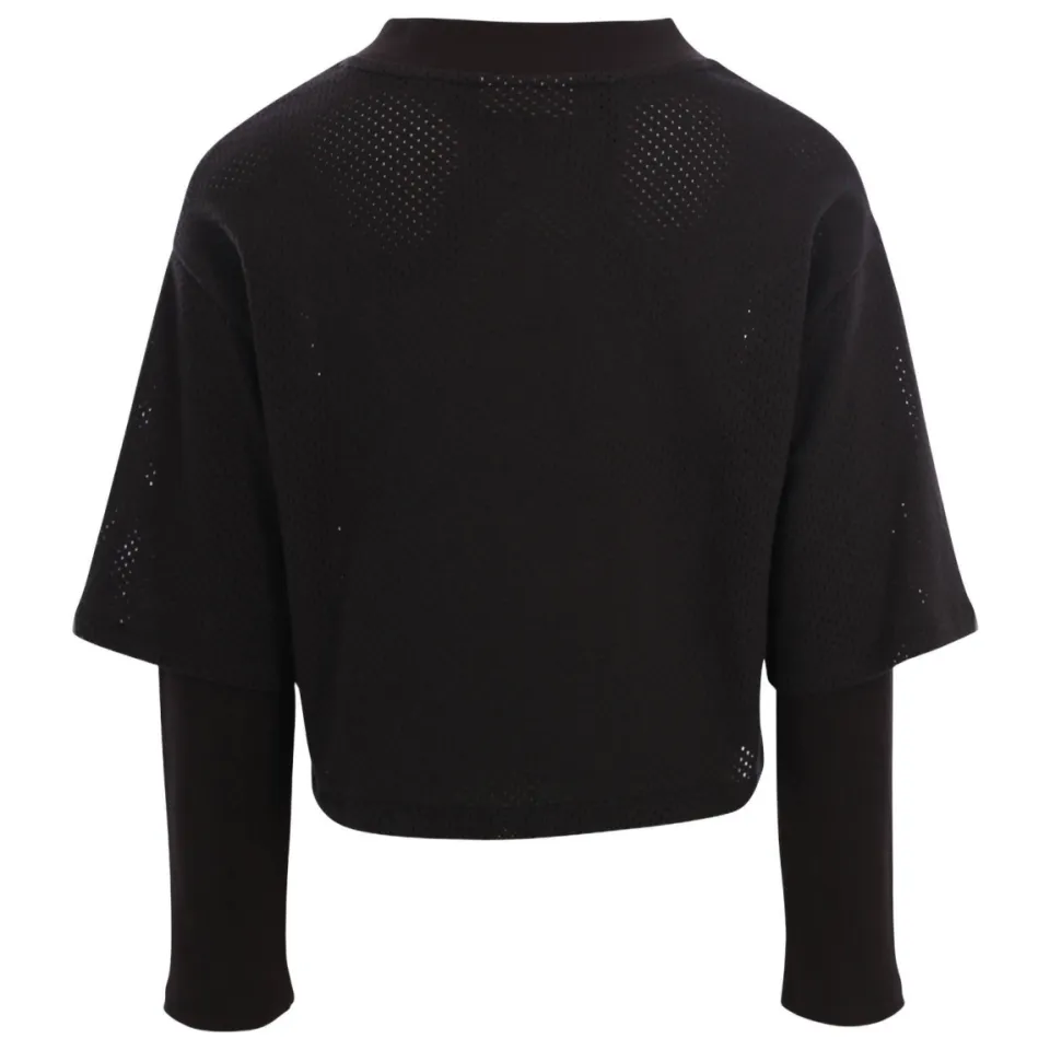 LOOXS 10sixteen longsleeve met tekst antraciet, foto 3