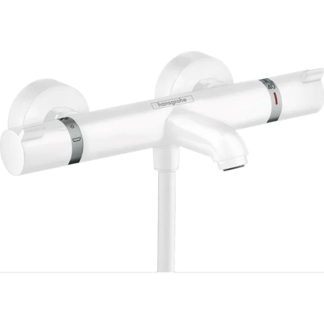 Hansgrohe Opbouw Badthermostaat Ecostat Comfort Hansgrohe Mat Wit