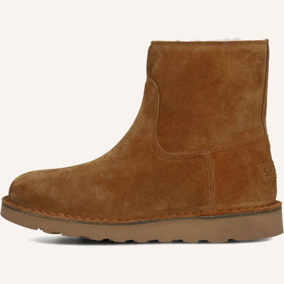 Shabbies Amsterdam Enkellaarsjes Palissa Mia Zip Camel, foto 4