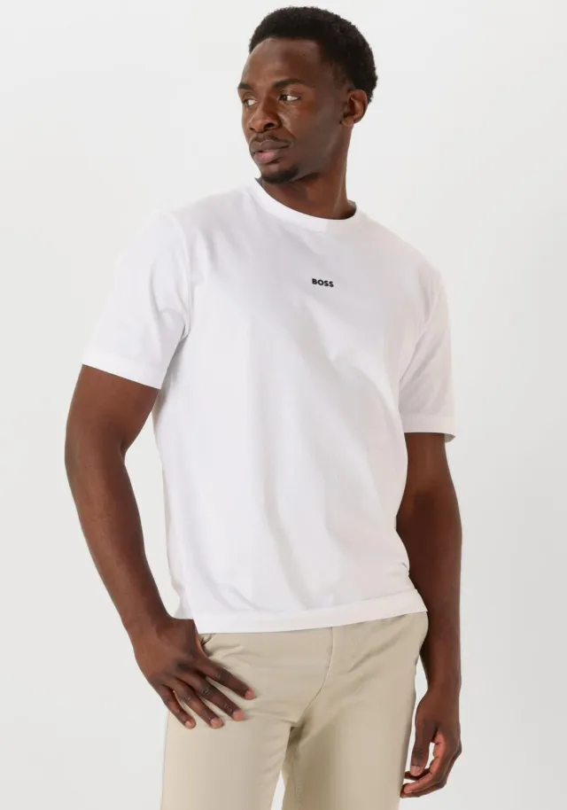 Boss Orange Heren Polo's & T-shirts Tchup 10242929 01 - Wit