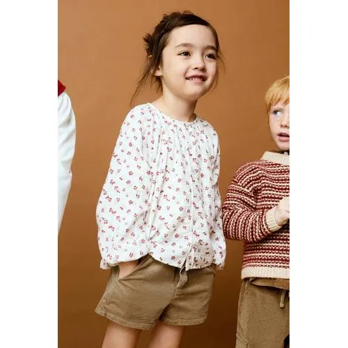 Mango korte broek middenbruin, foto 4