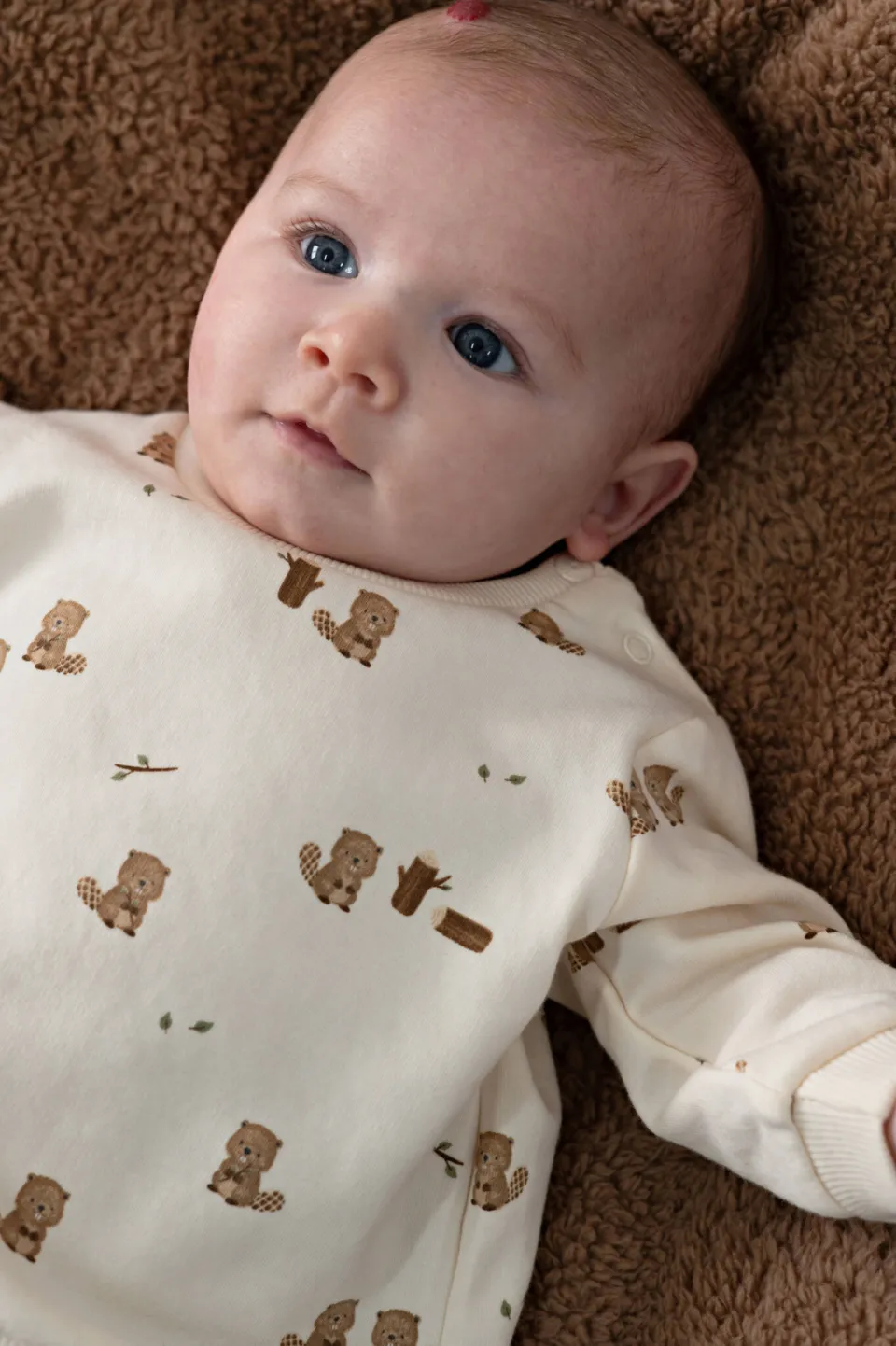 Feetje sweater Tiny Timber Tales - ecru, foto 7