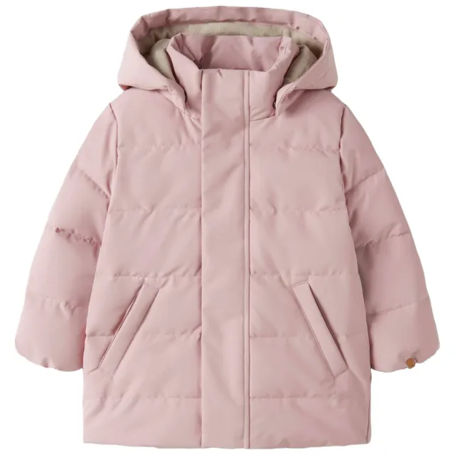 Lil' Atelier Mini winterjas lichtroze