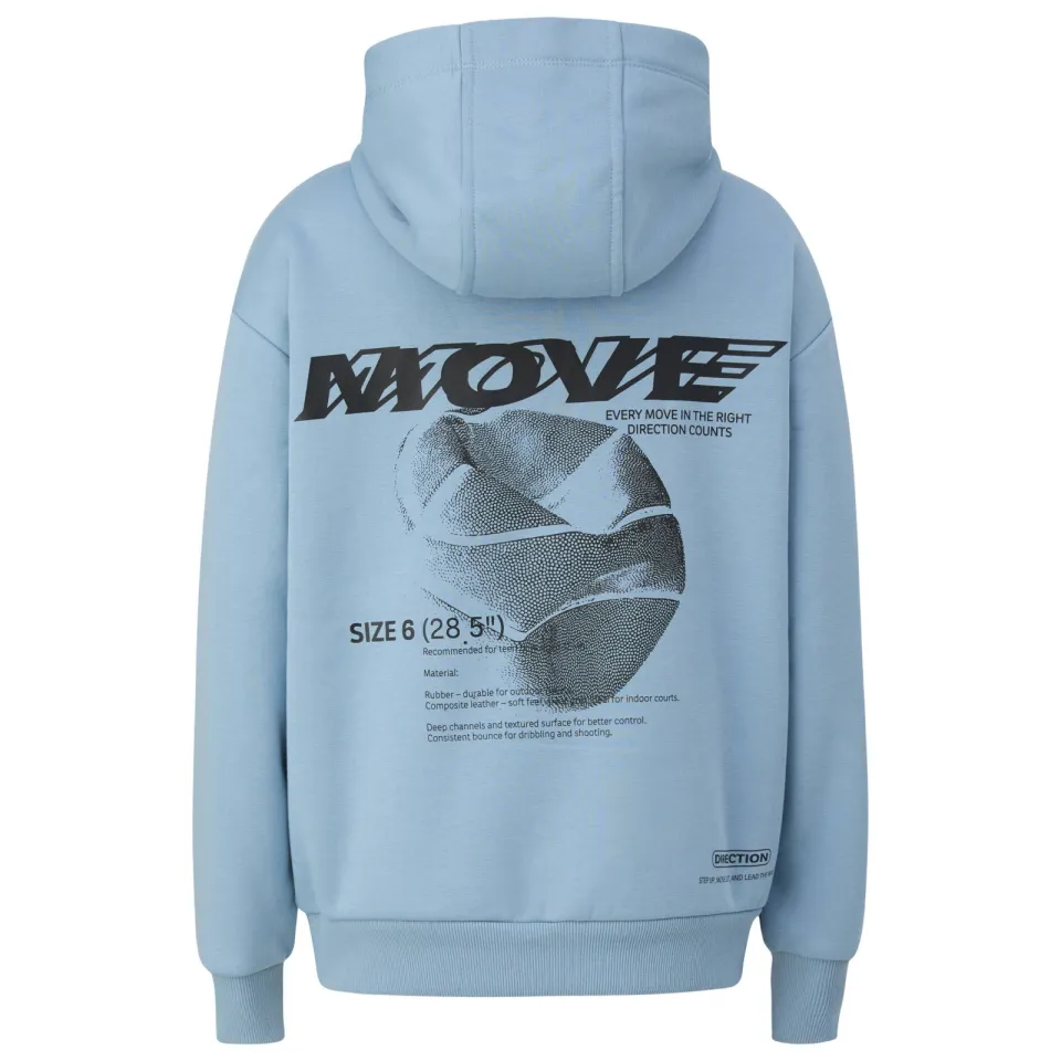 s.Oliver sweater met backprint - lichtblauw, foto 4