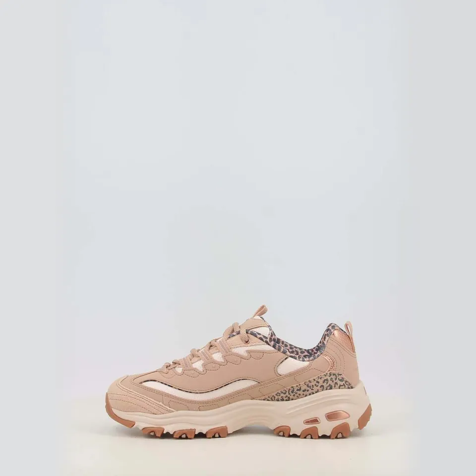 Skechers D'Lites sneaker beige, foto 2