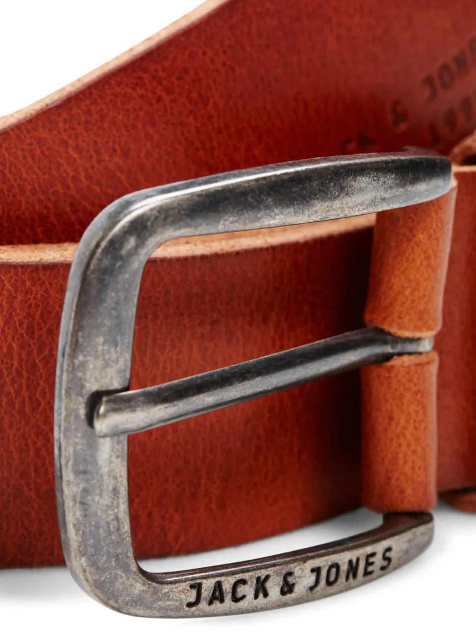 Jack & Jones Paul leren riem cognac, foto 3