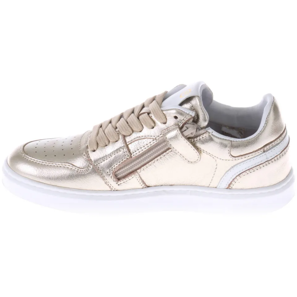 Red Code leren sneakers goud, foto 3
