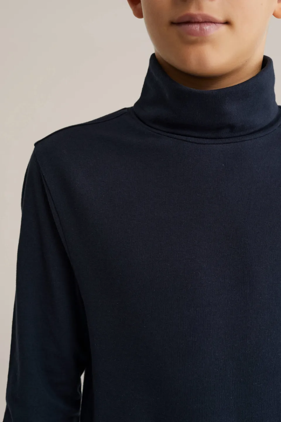WE Fashion longsleeve donkerblauw heavy blue, foto 6