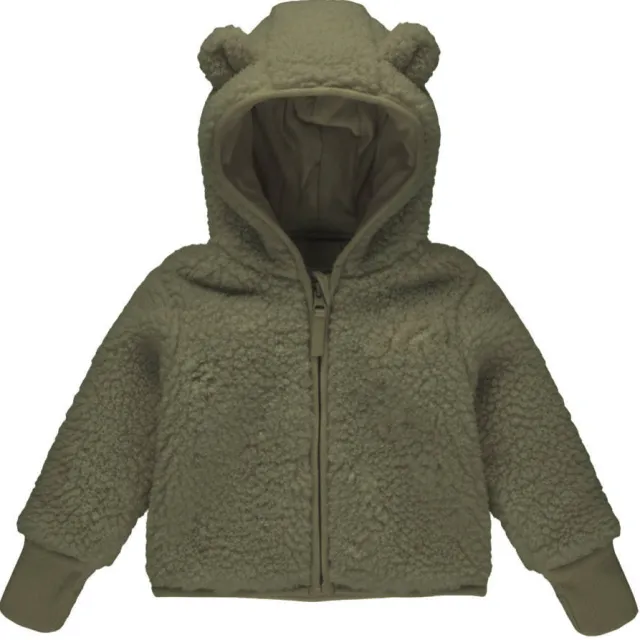 Dirkje teddy jas groen
