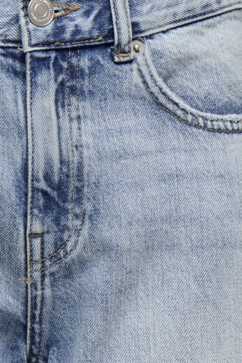 Only & Sons denimshort lichtblauw denim, foto 4