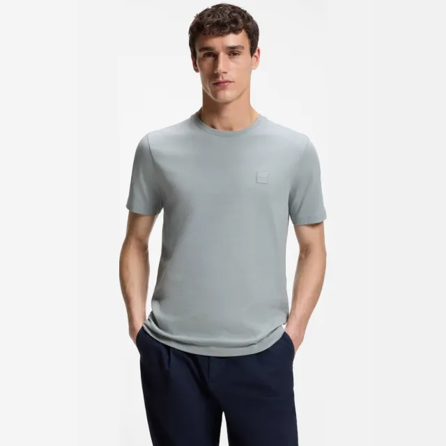 Boss regular fit T-shirt - grijs Open Grey