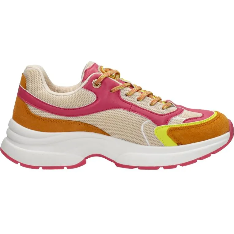 Mexx Loyce lage sneakers oranje