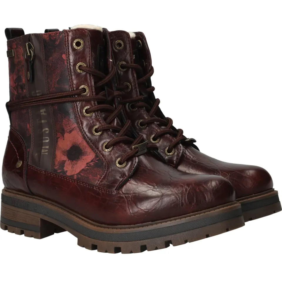 Mustang Veterboots Jongens Rood, foto 3