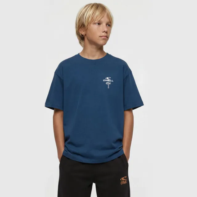 O'Neill loose print t-shirt blauw