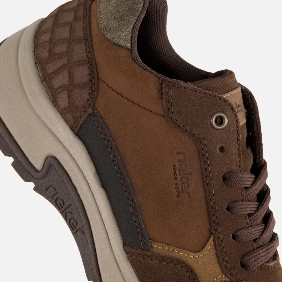 Rieker veterschoenen laag donkerbruin, foto 8