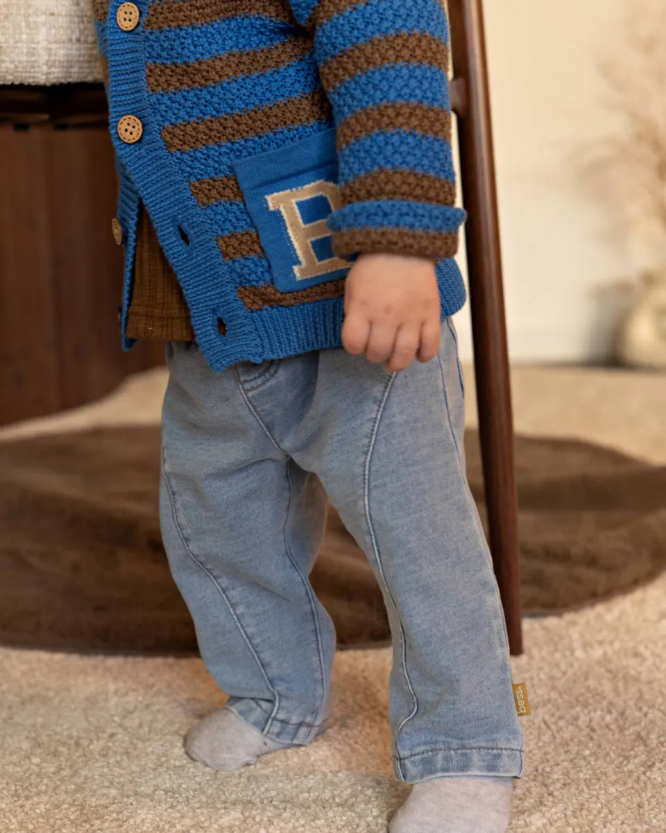 BESS babybroek blue denim