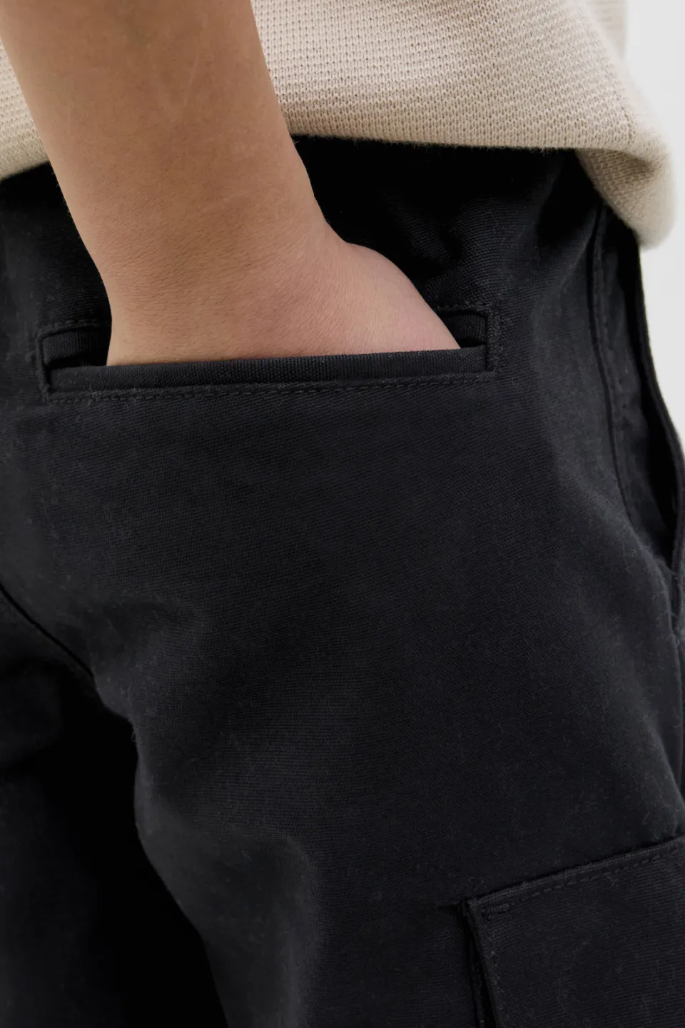 Jack & Jones loose cargoshort zwart, foto 8
